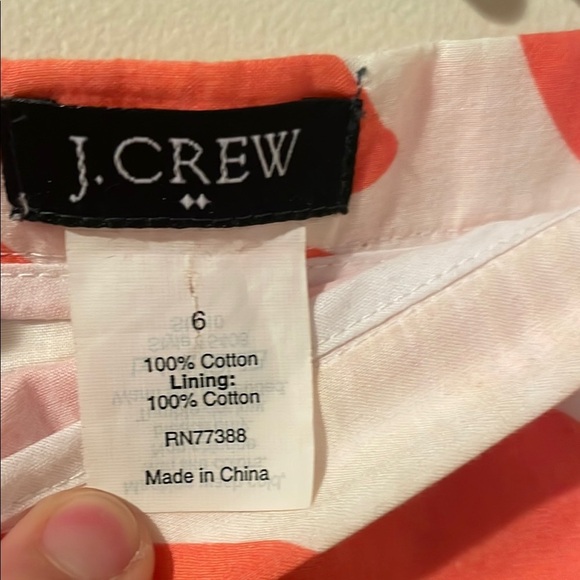 J. Crew Coral A-Line Knee-Length Skirt - Picture 3 of 7